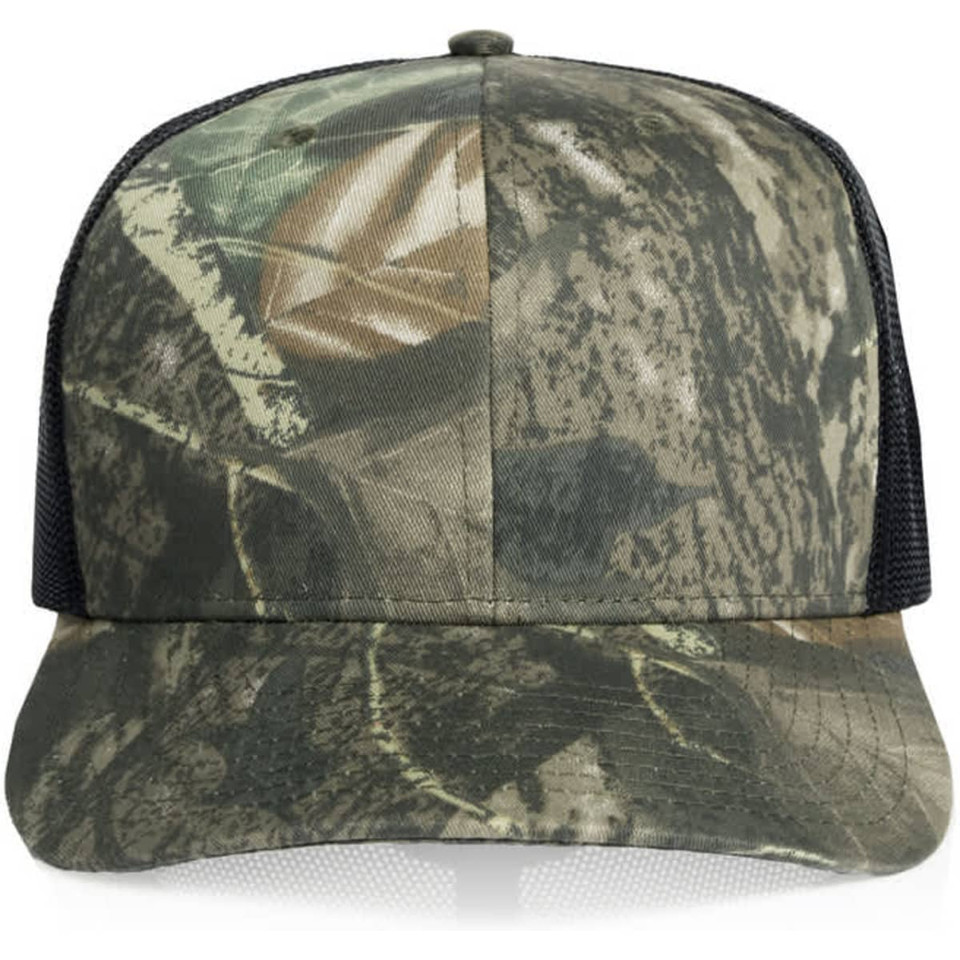 Mesh Contrast Camo Cap