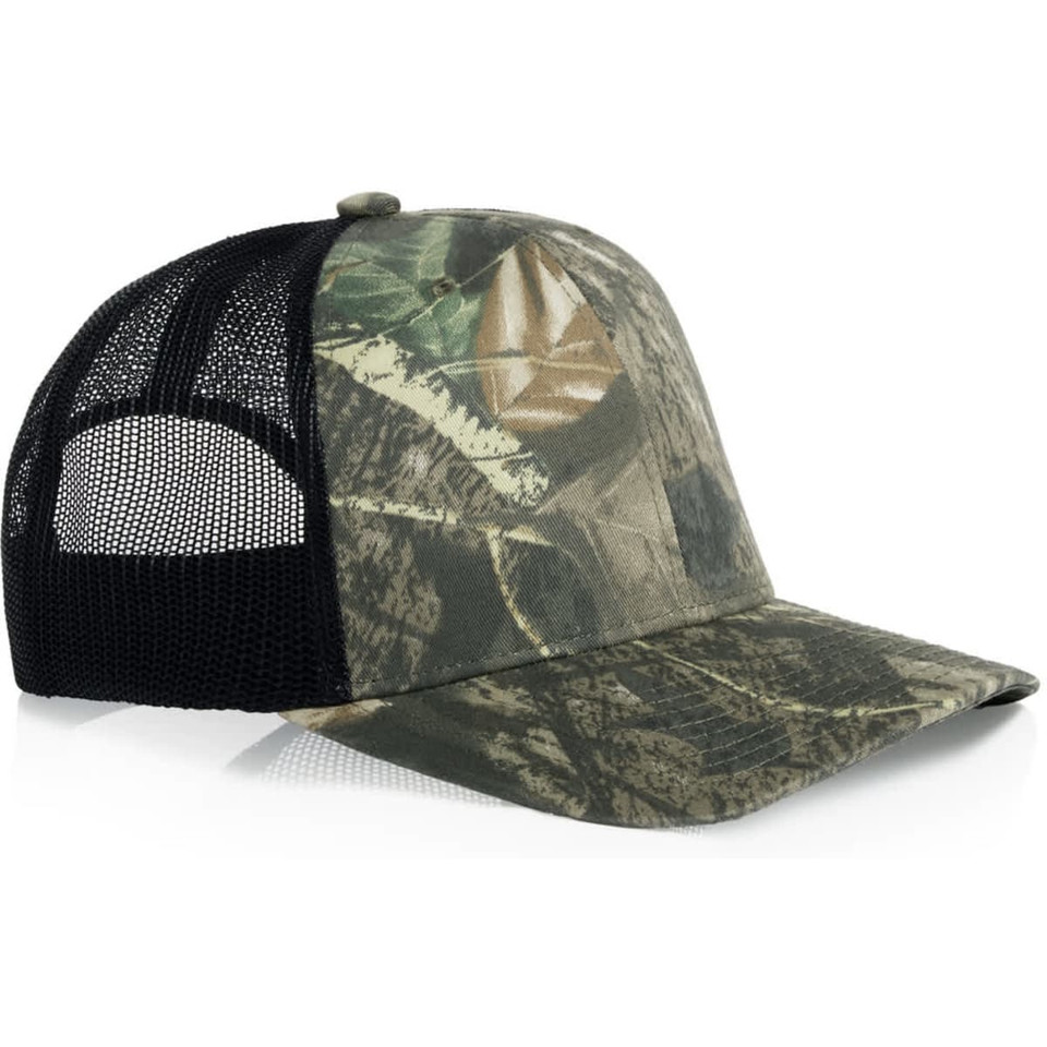 Mesh Contrast Camo Cap