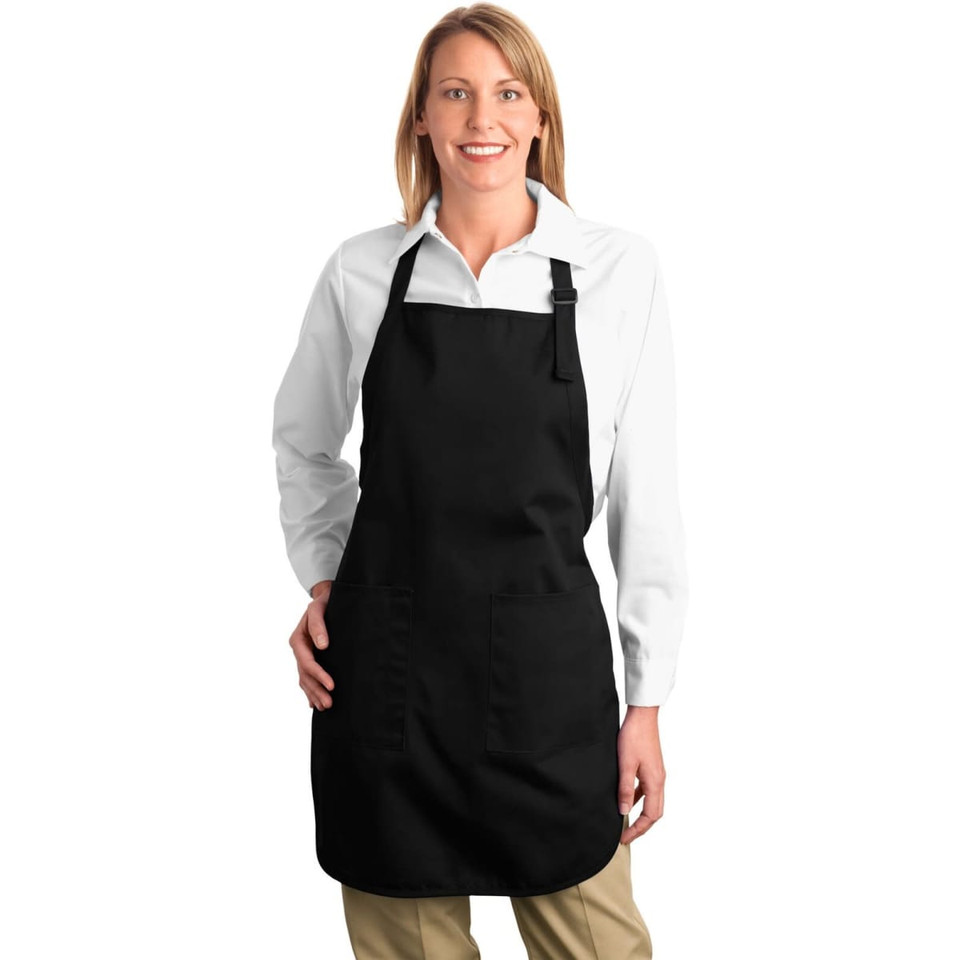 Port Authority Full-Length Apron with Pockets