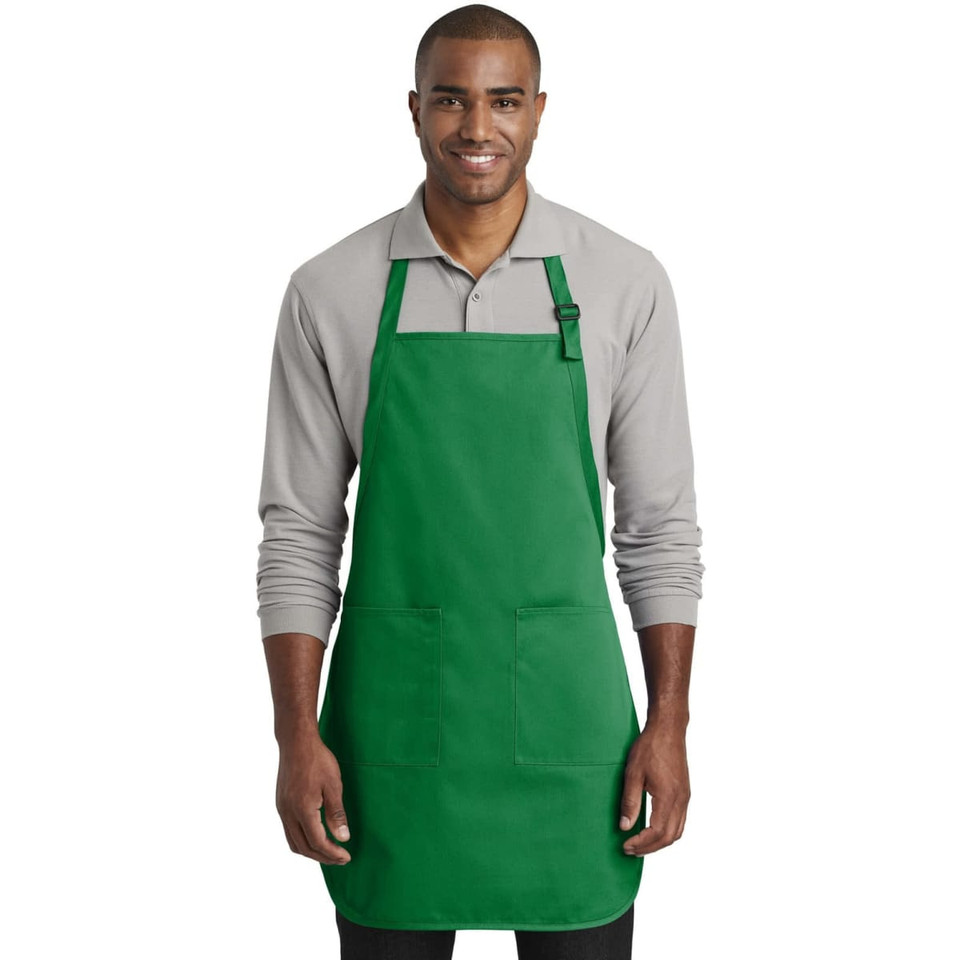Port Authority  Full-Length Two-Pocket Bib Apron