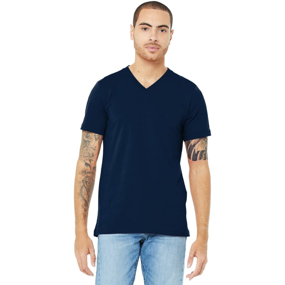 BELLA+CANVAS  Unisex Jersey Short Sleeve V-Neck Tee
