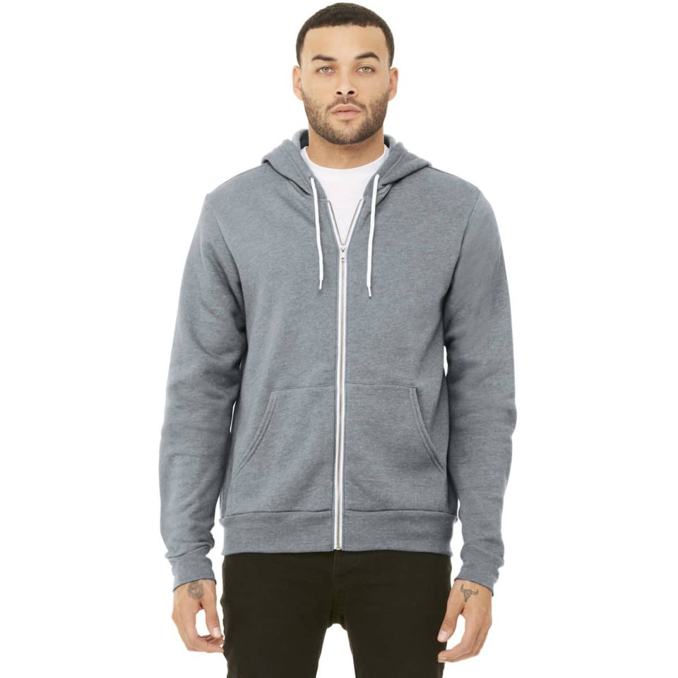 BELLA+CANVAS  Unisex Sponge Fleece Full-Zip Hoodie