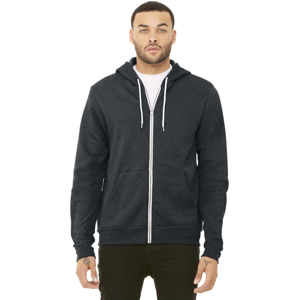 BELLA+CANVAS  Unisex Sponge Fleece Full-Zip Hoodie