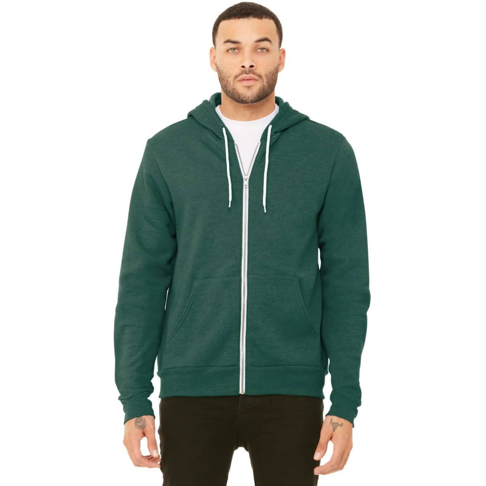 BELLA+CANVAS  Unisex Sponge Fleece Full-Zip Hoodie