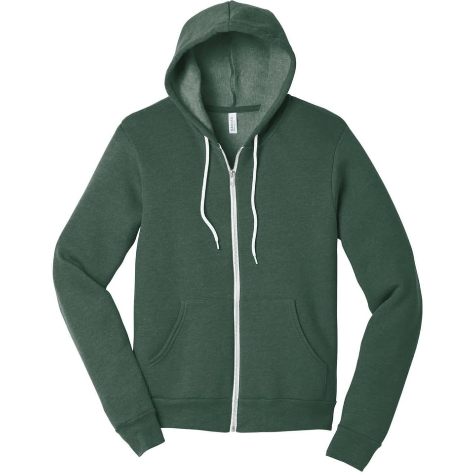 BELLA+CANVAS  Unisex Sponge Fleece Full-Zip Hoodie