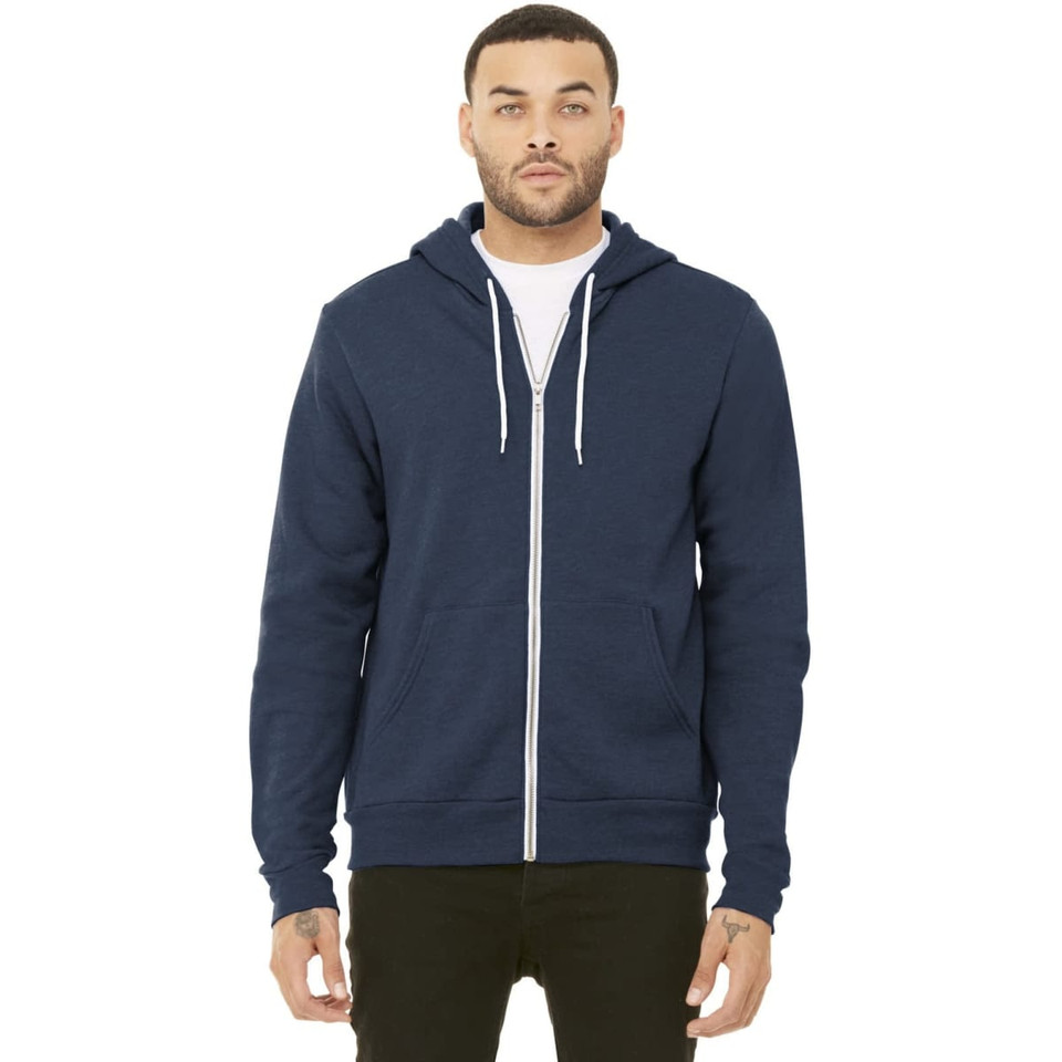 BELLA+CANVAS  Unisex Sponge Fleece Full-Zip Hoodie