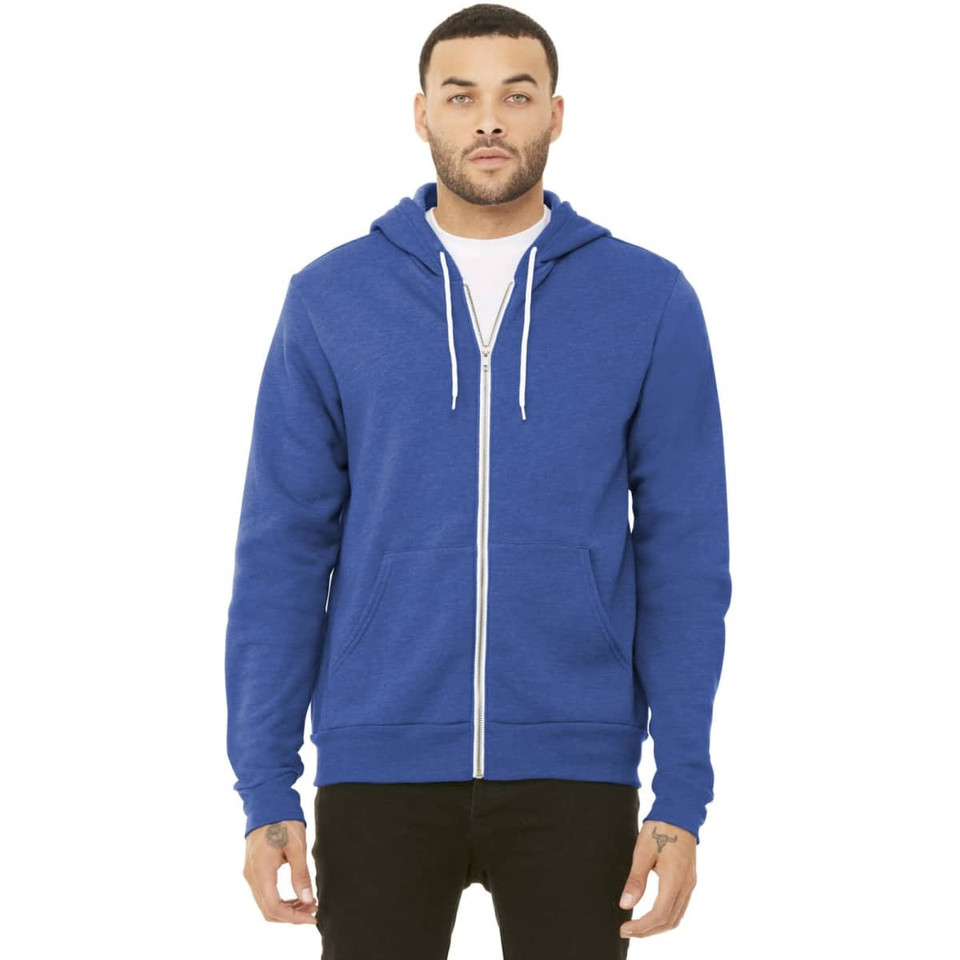BELLA+CANVAS  Unisex Sponge Fleece Full-Zip Hoodie