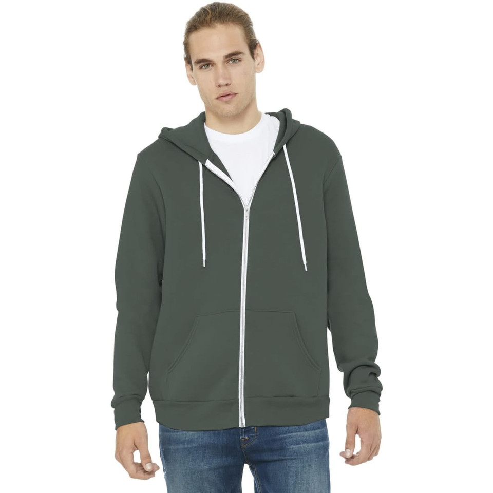 BELLA+CANVAS  Unisex Sponge Fleece Full-Zip Hoodie