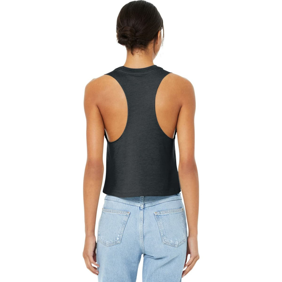 BELLA+CANVAS  Women's Racerback Cropped Tank