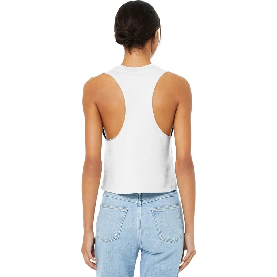 BELLA+CANVAS  Women's Racerback Cropped Tank