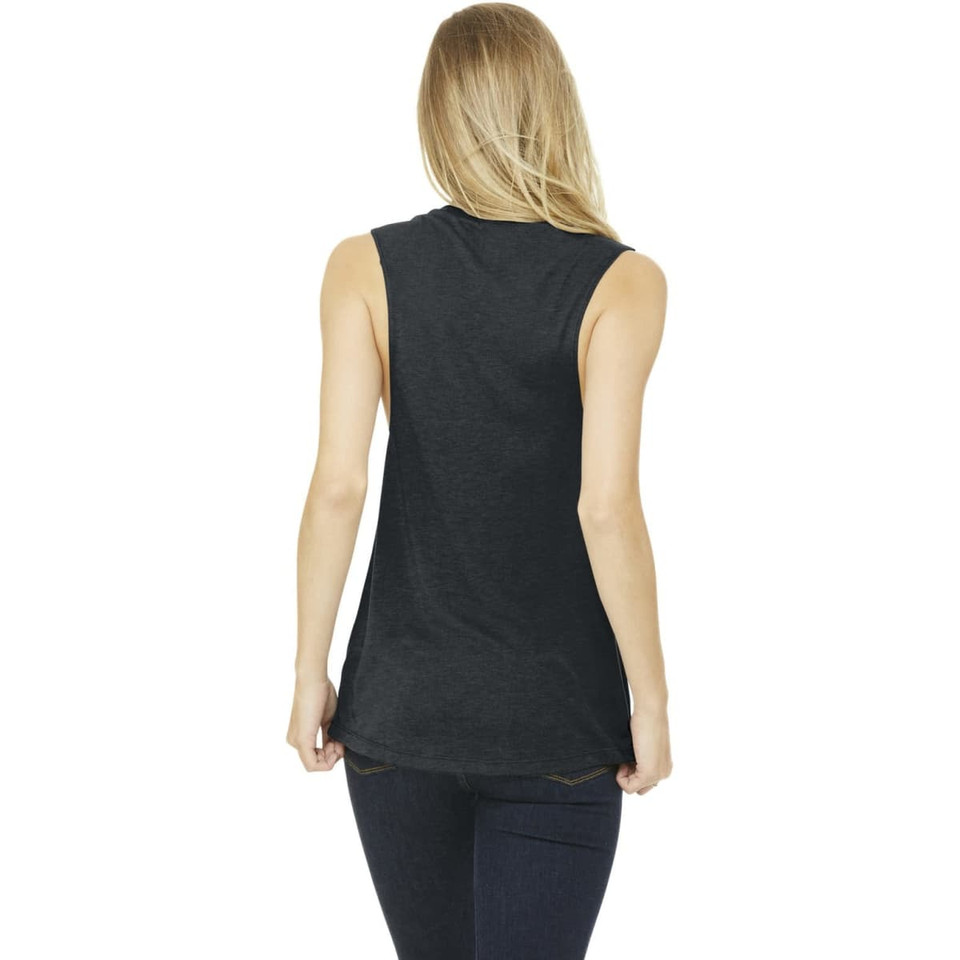 BELLA+CANVAS  Women's Flowy Scoop Muscle Tank