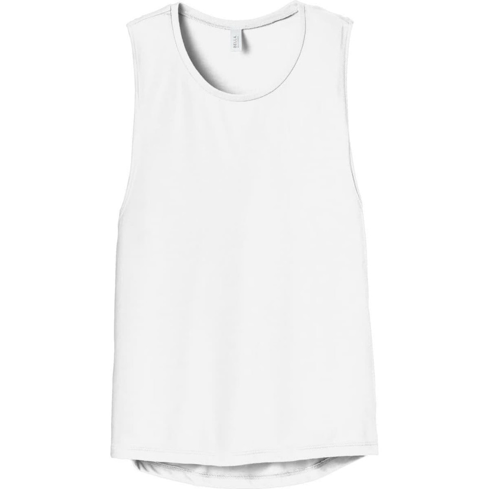 BELLA+CANVAS  Women's Flowy Scoop Muscle Tank