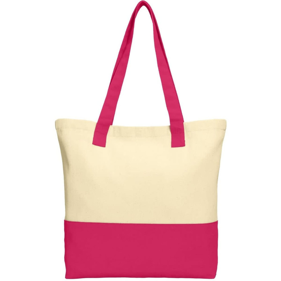 Port Authority Colorblock Cotton Tote