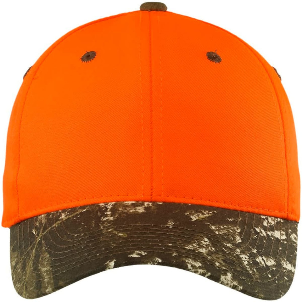 Port Authority Enhanced Visibility Cap with Camo Brim