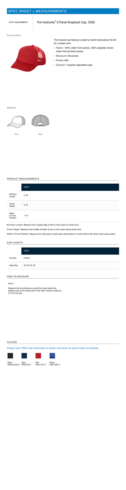 size guide