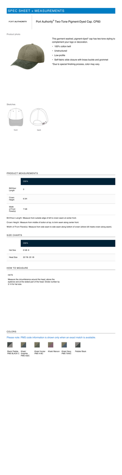 size guide