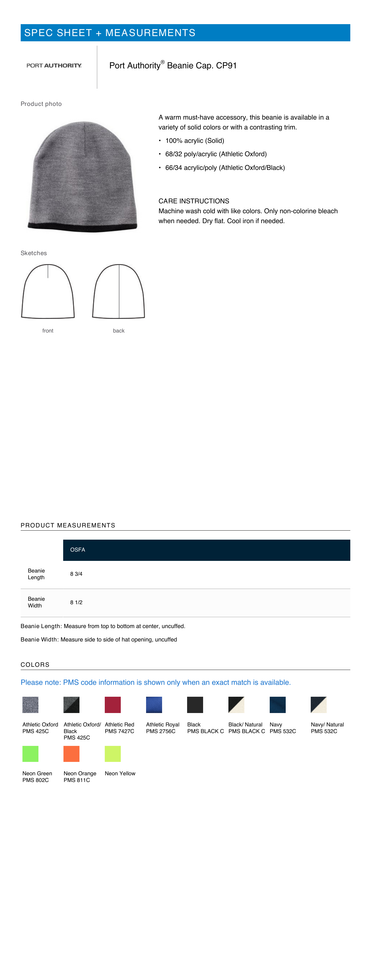 size guide