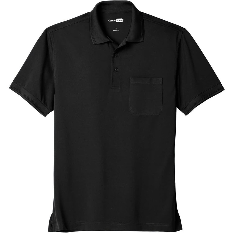 CornerStone  Industrial Snag-Proof Pique Pocket Polo