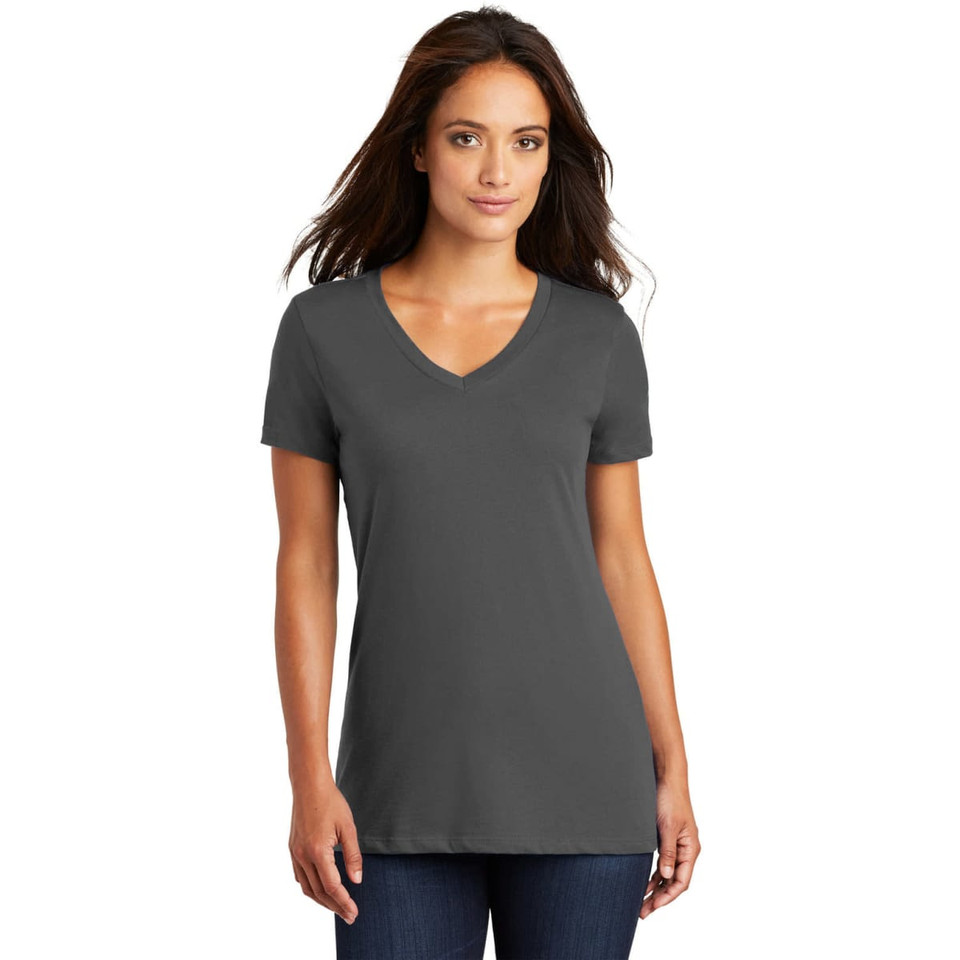 District Made - Ladies Perfect Weight V-Neck Tee
