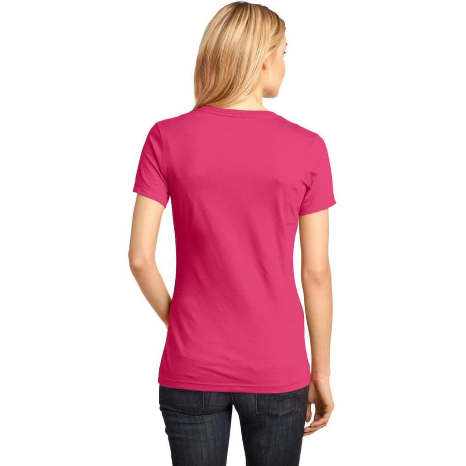 District Made - Ladies Perfect Weight V-Neck Tee