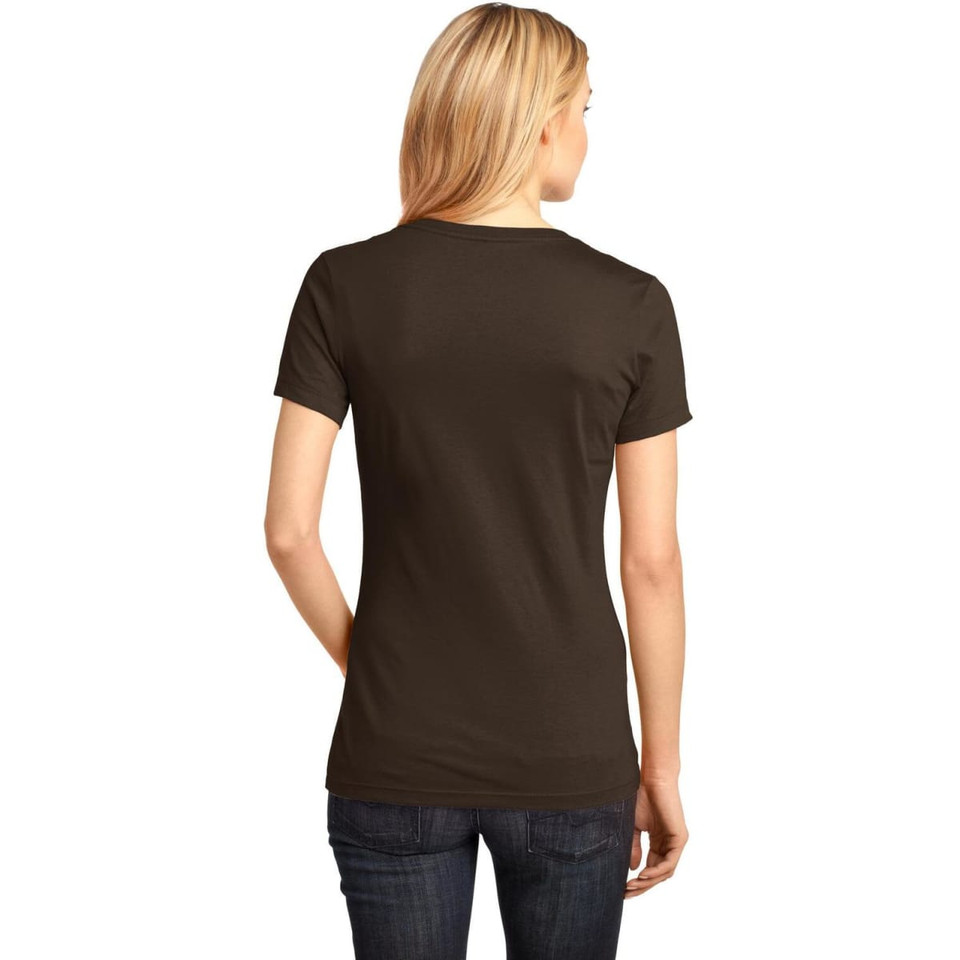 District Made - Ladies Perfect Weight V-Neck Tee
