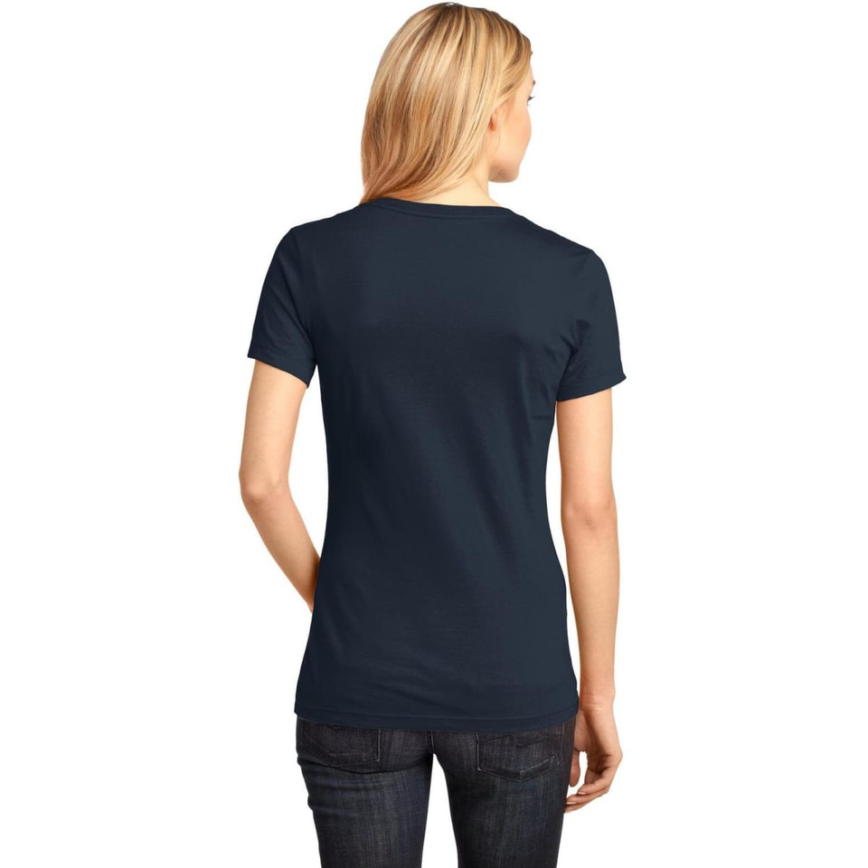 District Made - Ladies Perfect Weight V-Neck Tee