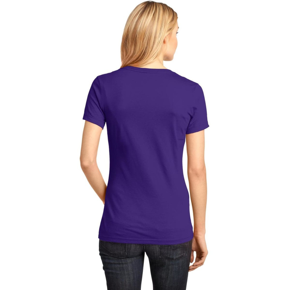 District Made - Ladies Perfect Weight V-Neck Tee
