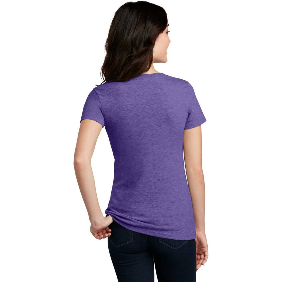 District Made Ladies Perfect Blend V-Neck Tee