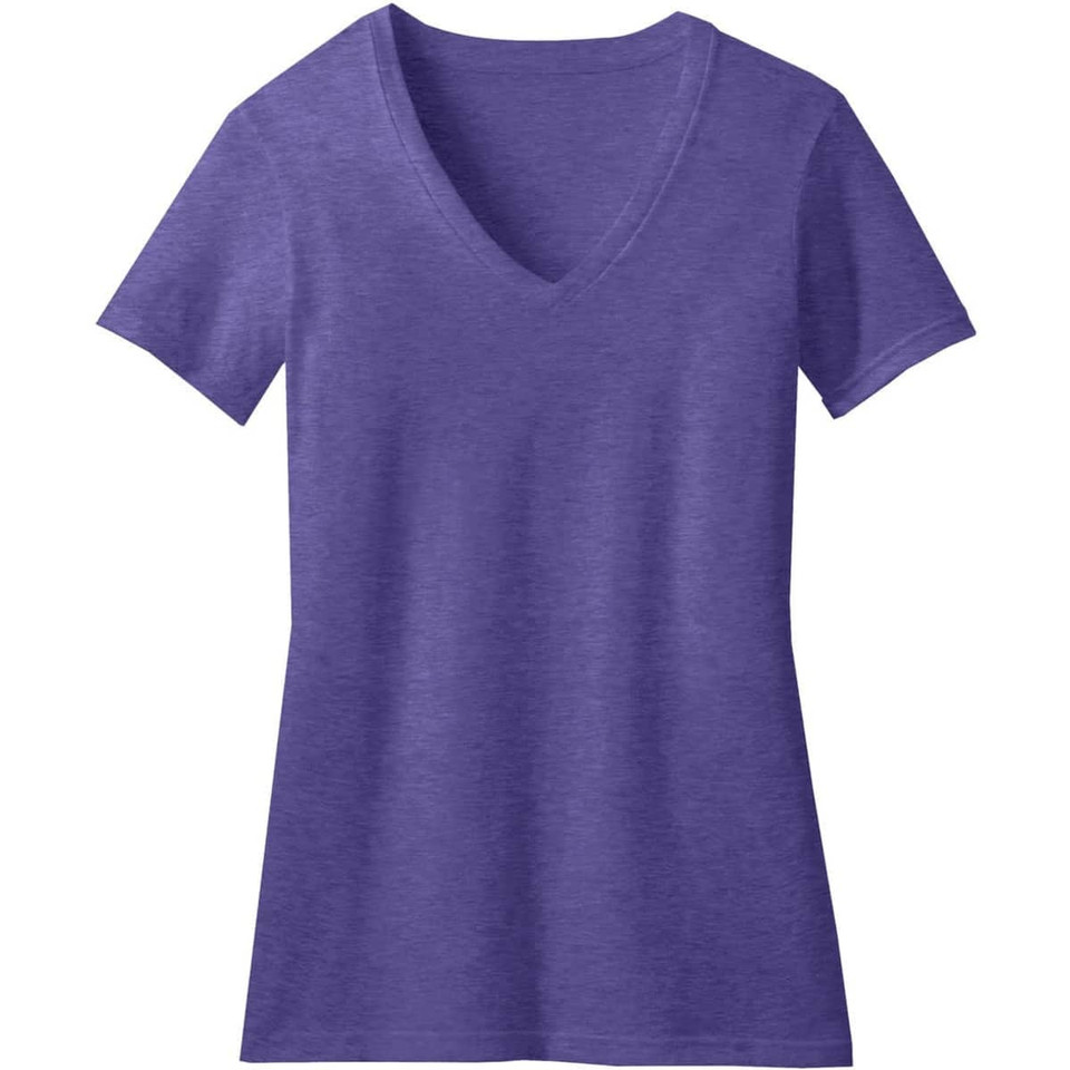 District Made Ladies Perfect Blend V-Neck Tee
