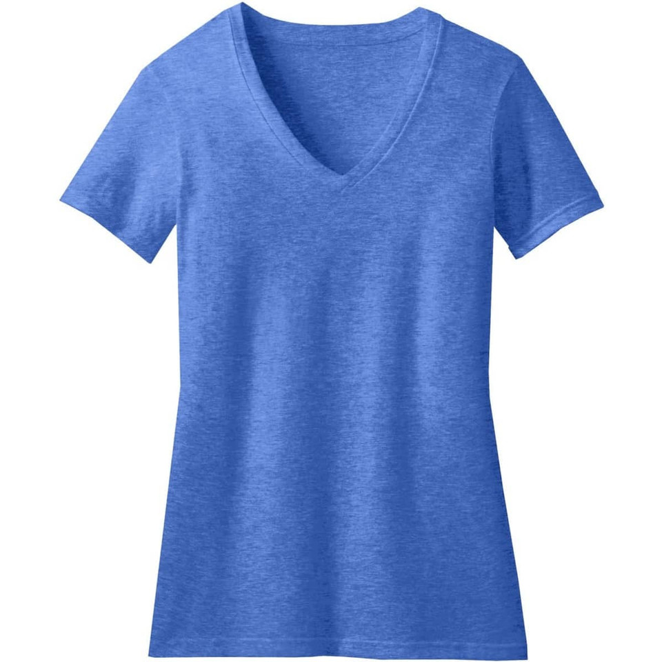 District Made Ladies Perfect Blend V-Neck Tee