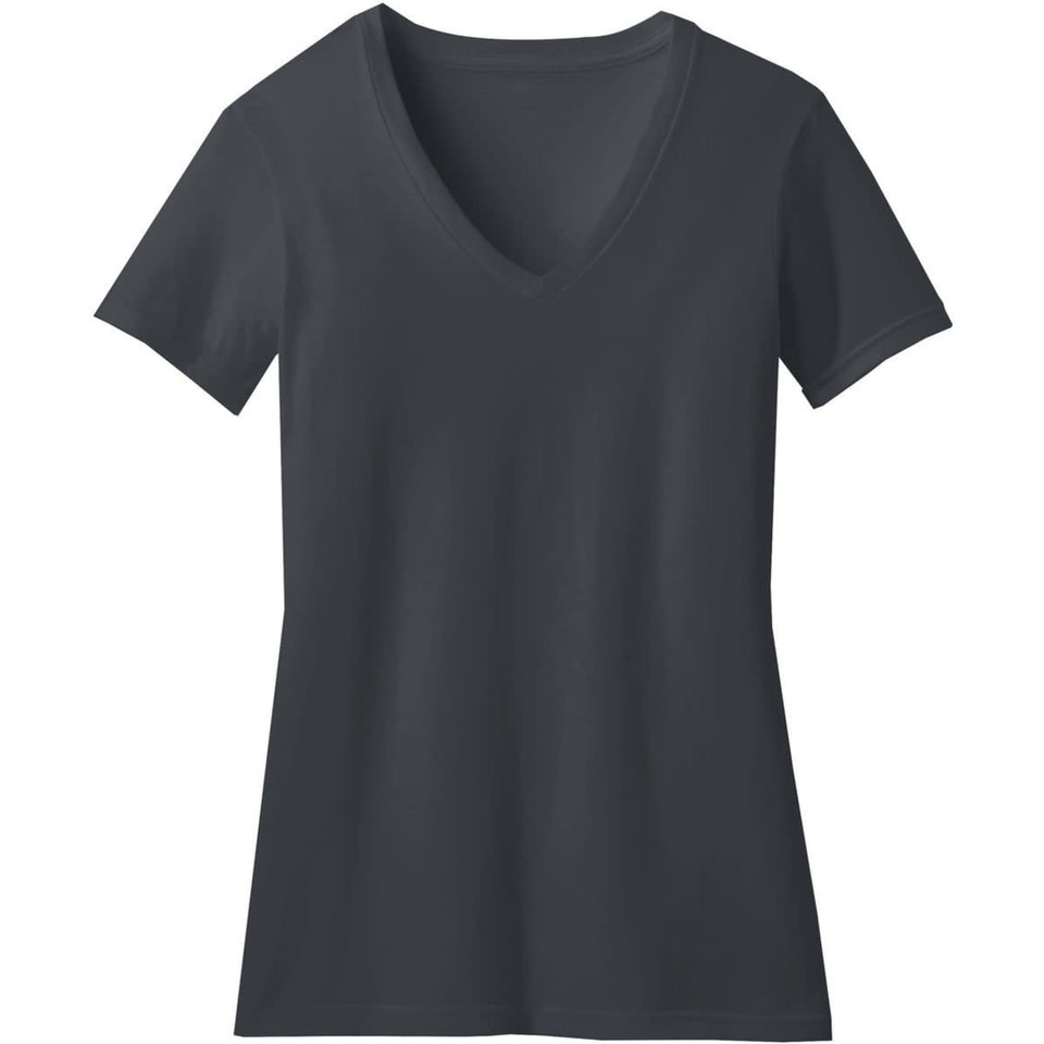 District Made Ladies Perfect Blend V-Neck Tee