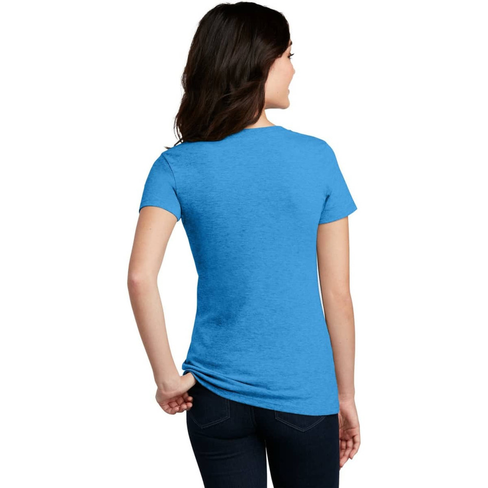 District Made Ladies Perfect Blend V-Neck Tee