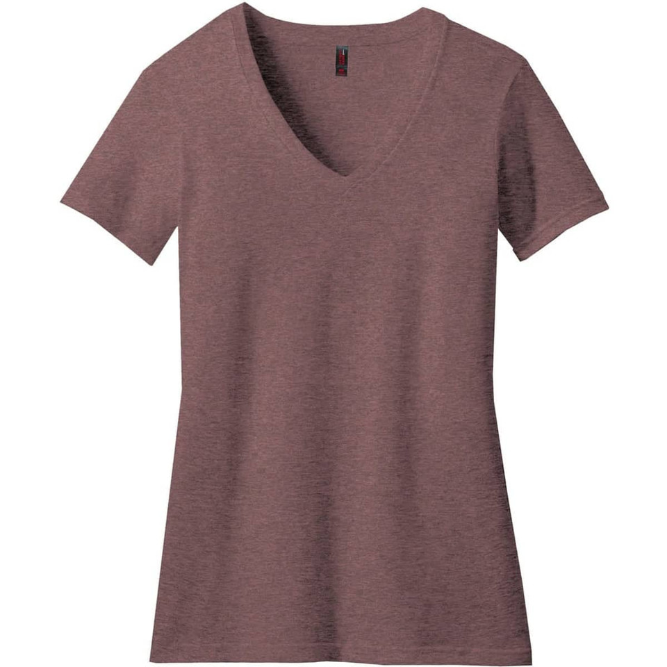 District Made Ladies Perfect Blend V-Neck Tee