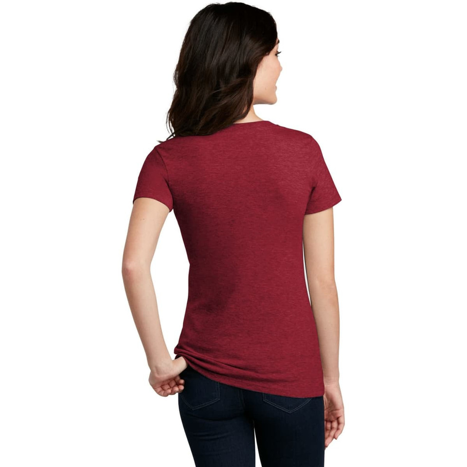 District Made Ladies Perfect Blend V-Neck Tee