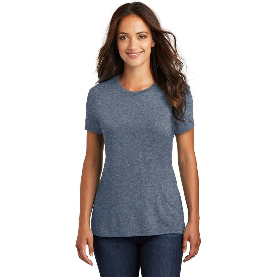 District Made Ladies Perfect Tri Crew Tee