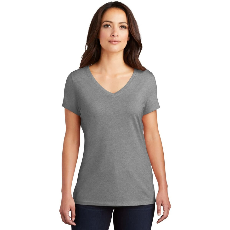 District Made Ladies Perfect Tri V-Neck Tee