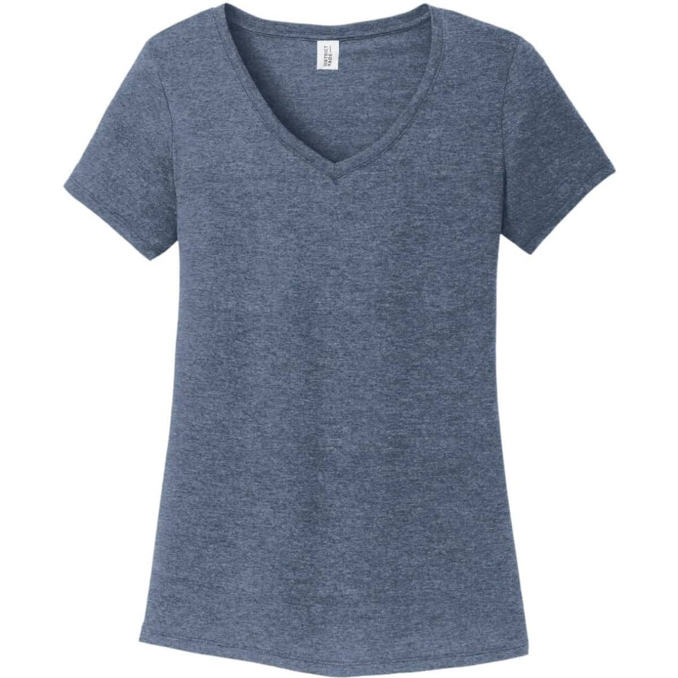 District Made Ladies Perfect Tri V-Neck Tee