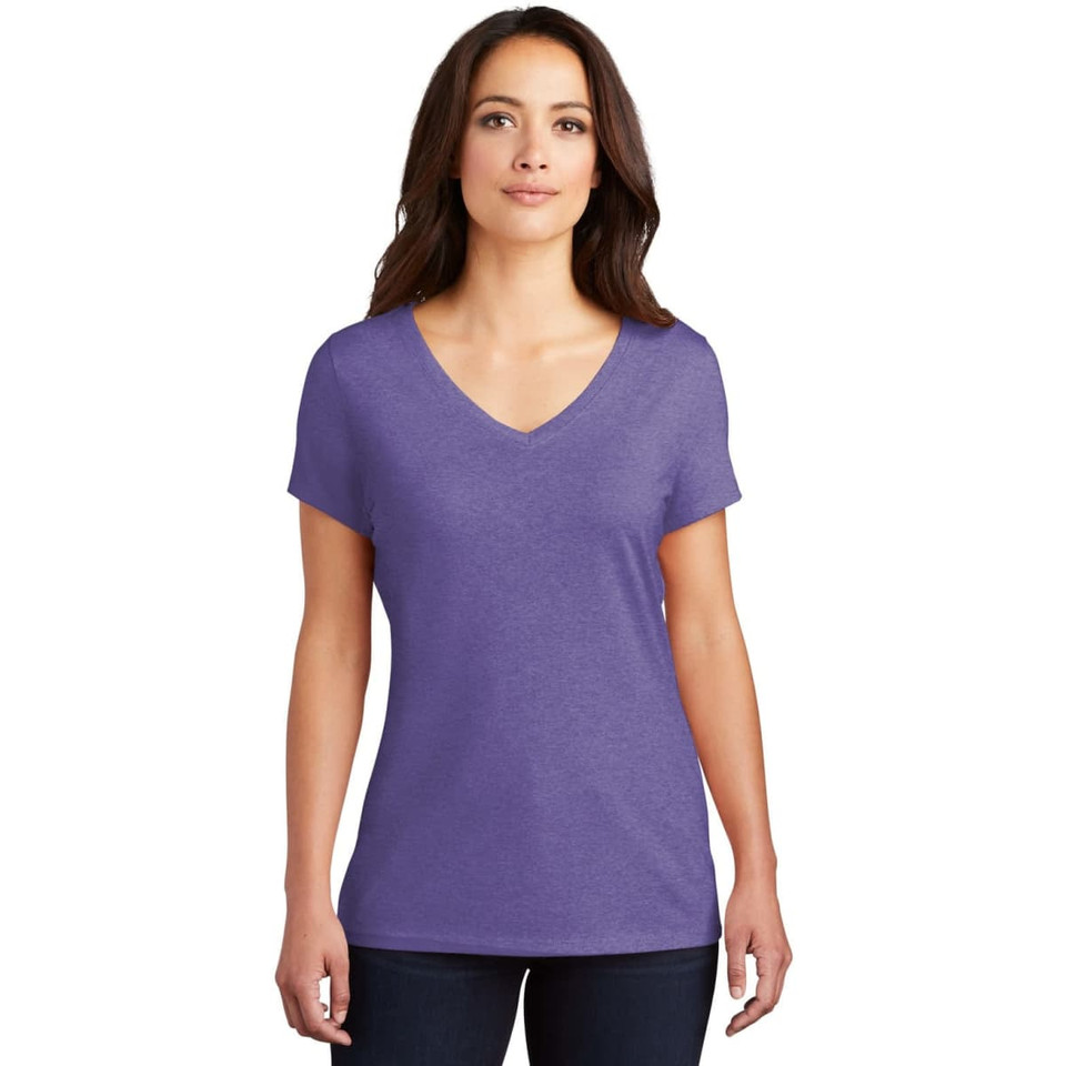 District Made Ladies Perfect Tri V-Neck Tee