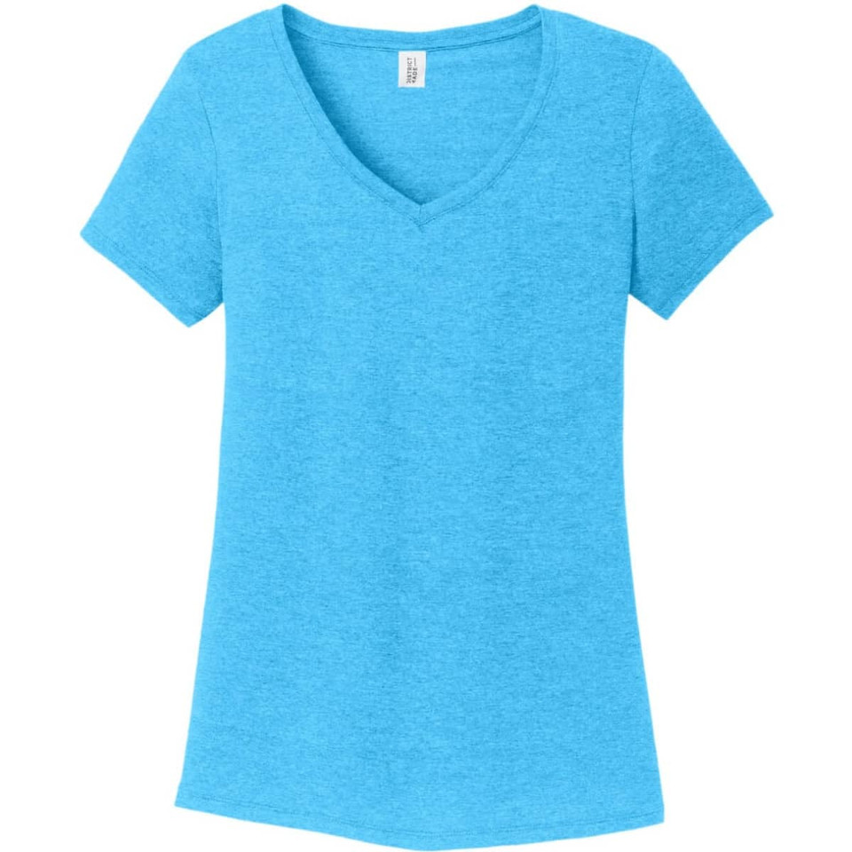 District Made Ladies Perfect Tri V-Neck Tee