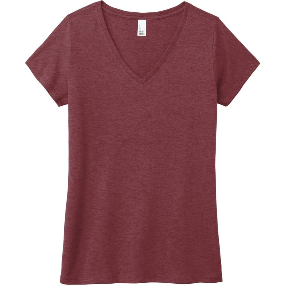 District Made Ladies Perfect Tri V-Neck Tee
