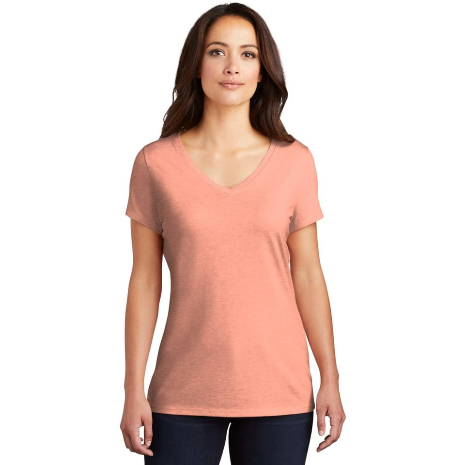 District Made Ladies Perfect Tri V-Neck Tee