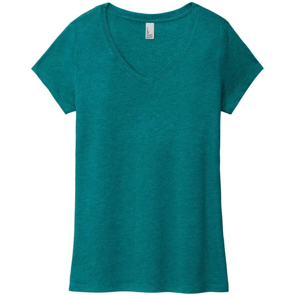 District Made Ladies Perfect Tri V-Neck Tee