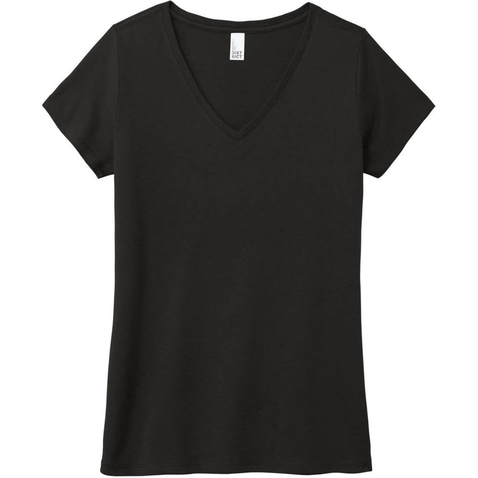District Made Ladies Perfect Tri V-Neck Tee