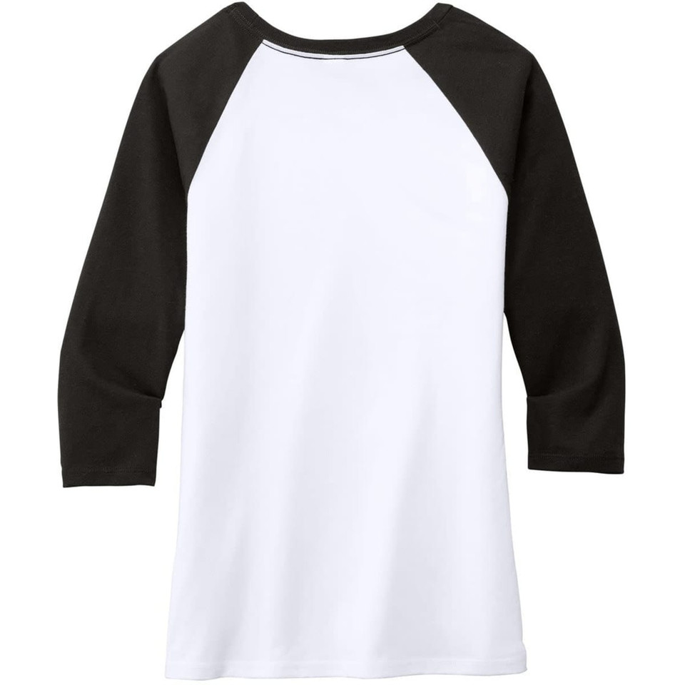 District Made Ladies Perfect Tri 3/4-Sleeve Raglan