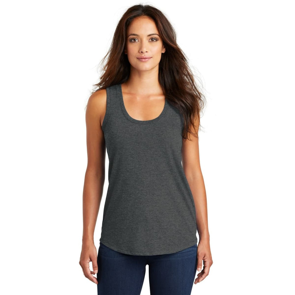 District Made Ladies Perfect Tri Racerback Tank