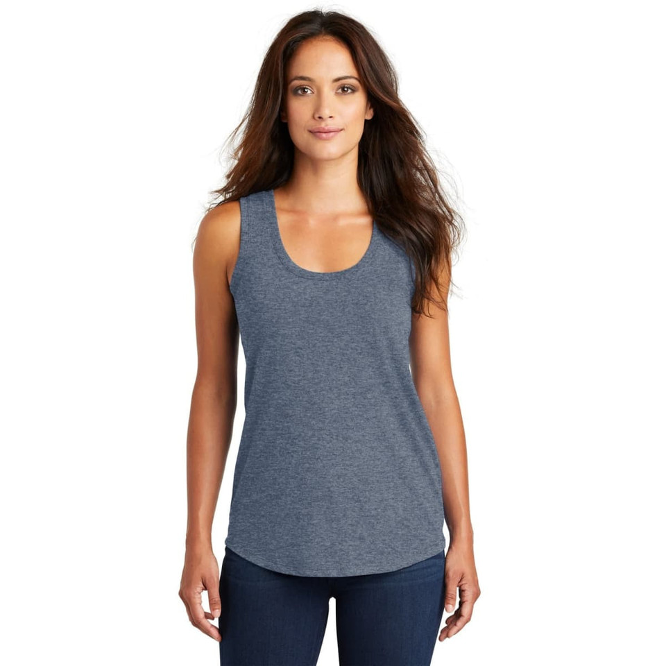 District Made Ladies Perfect Tri Racerback Tank