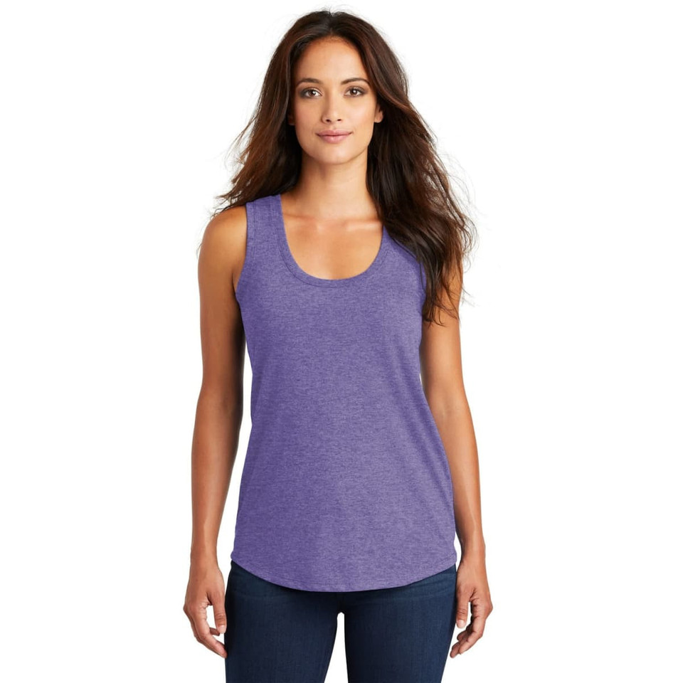 District Made Ladies Perfect Tri Racerback Tank