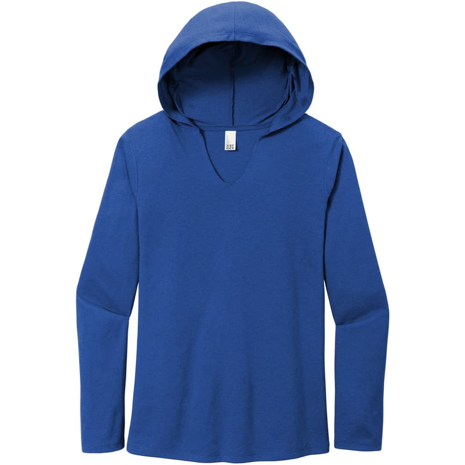 District Made Ladies Perfect Tri Long Sleeve Hoodie