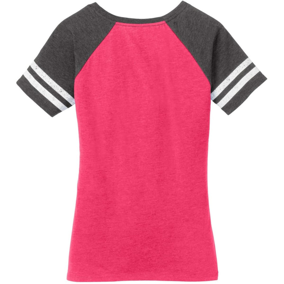 District Made Ladies Game V-Neck Tee