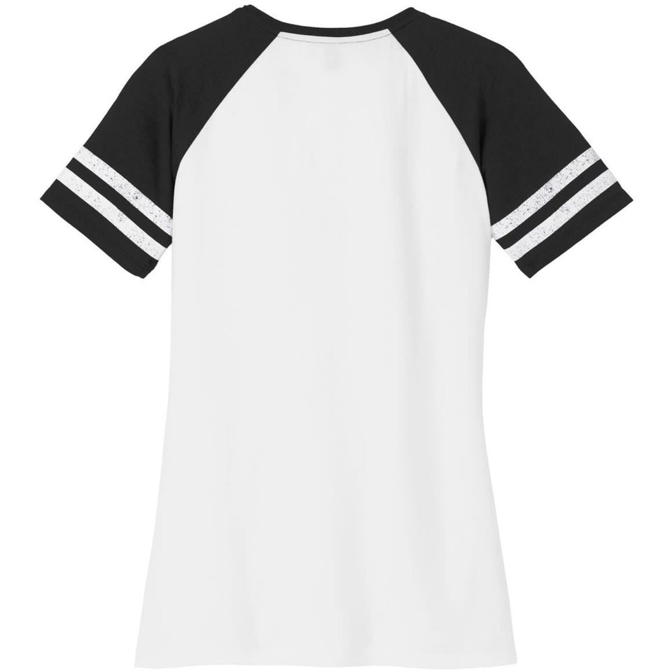 District Made Ladies Game V-Neck Tee